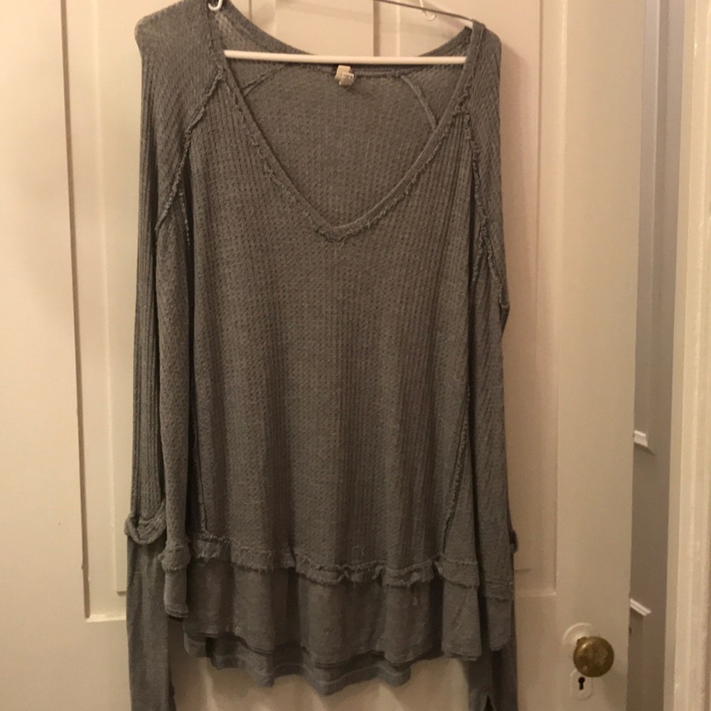 Gray sweater